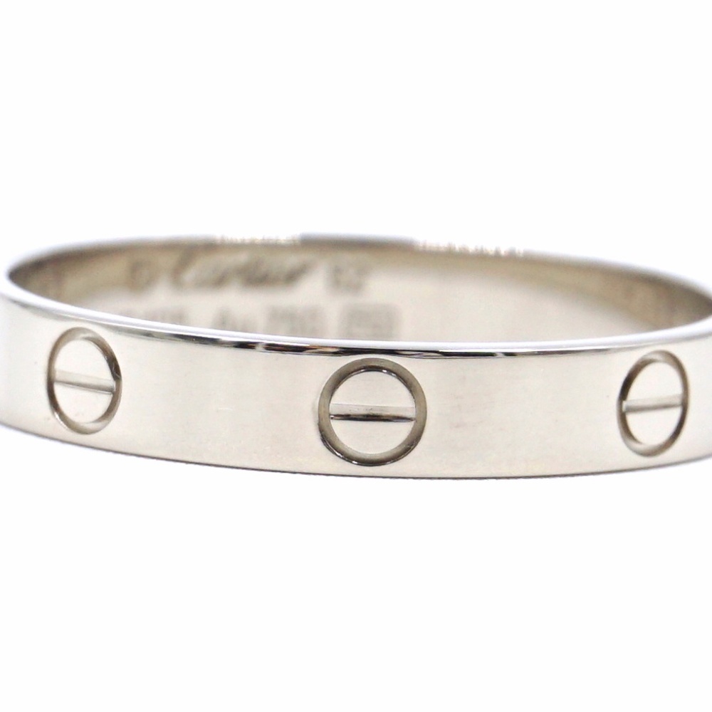 White Gold 18k 750 Size 3.5mm Wide Size 62 10.25 - Picture 5 of 8
